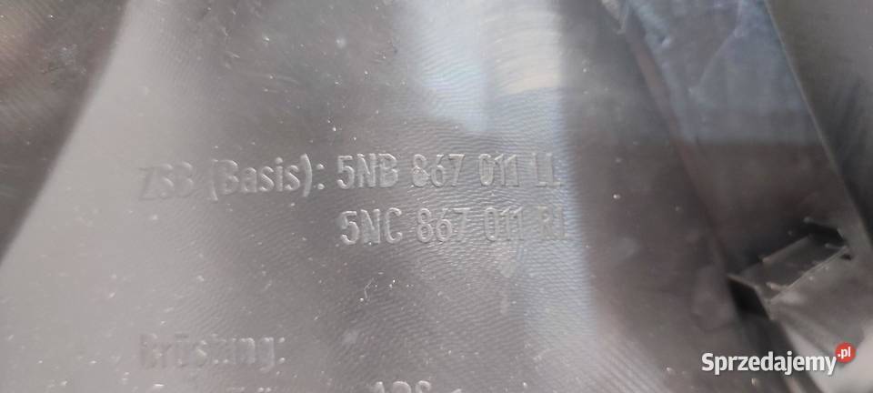 VW TIGUAN II BOCZEK DRZWI LEWY PRZÓD RHD ANGLIK osobowe