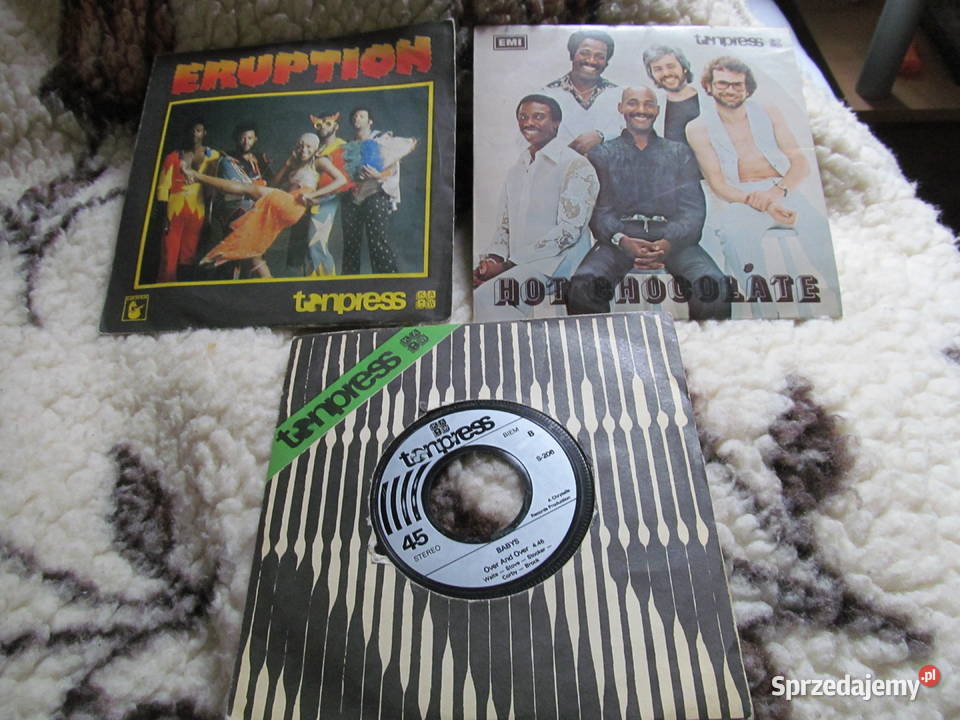 płyty winylowe zestaw 3 singli 3 i więcej Lublin