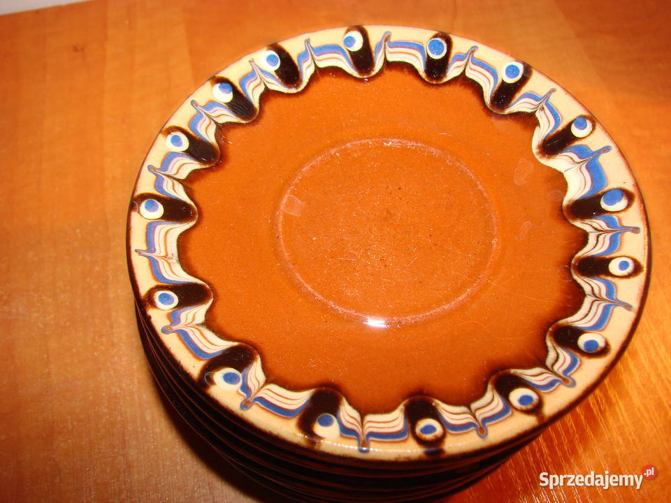 ceramika bułgarska talerzyki 11 cms Pruszcz Gdański