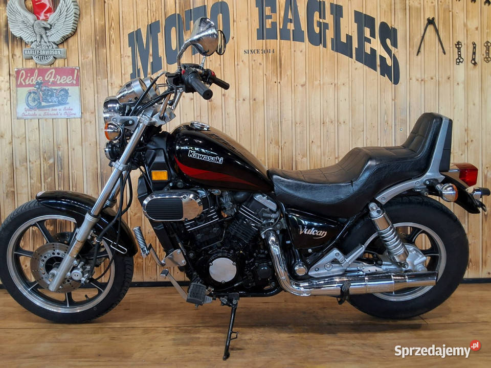 Kawasaki Vulcan Piękny Motocykl KAWASAKI VN750 wał Kardana Stare Miasto