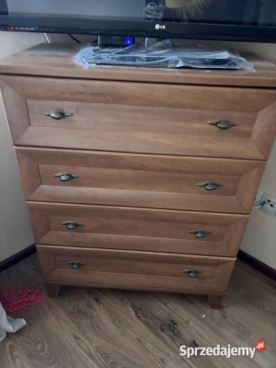 Sypialnia komplet łóżko materac 2szafki nocne