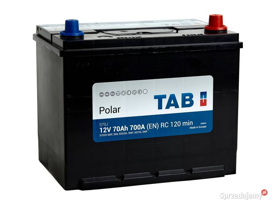 Akumulator Tab Polar S 70Ah 700A EN Japan LP Radom