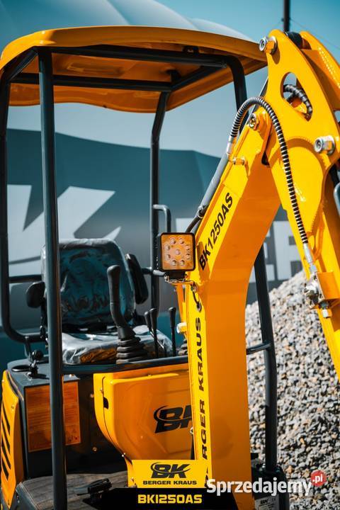 Mini Koparka Berger Kraus BK1250AS silnik KUBOTA nie Koparki