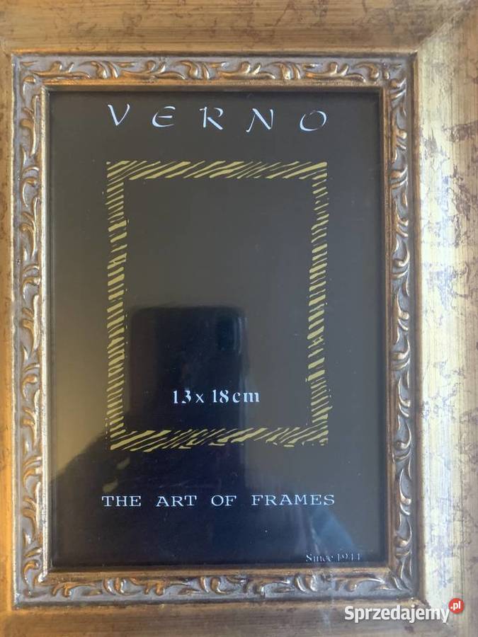 Rama ramka foto obraz stare złoto drewniana Bystrzyca Kłodzka