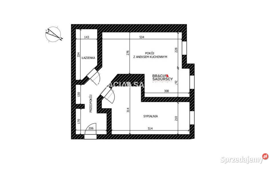 Mieszkanie 45m2 2 pok Kraków sprzedam