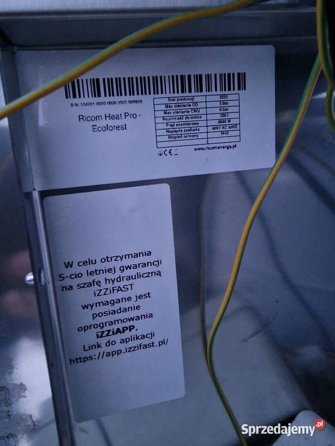 Pompa ciepła Ricom Heat Ecoforest EcoAir 17 Pro Bartąg