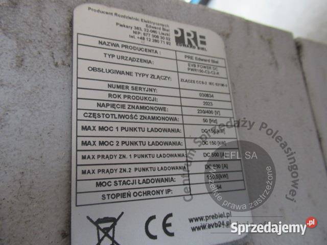 Stacja ładowania samochodów EVB POWER DC PRE Ładowarki samochodowe Magnice