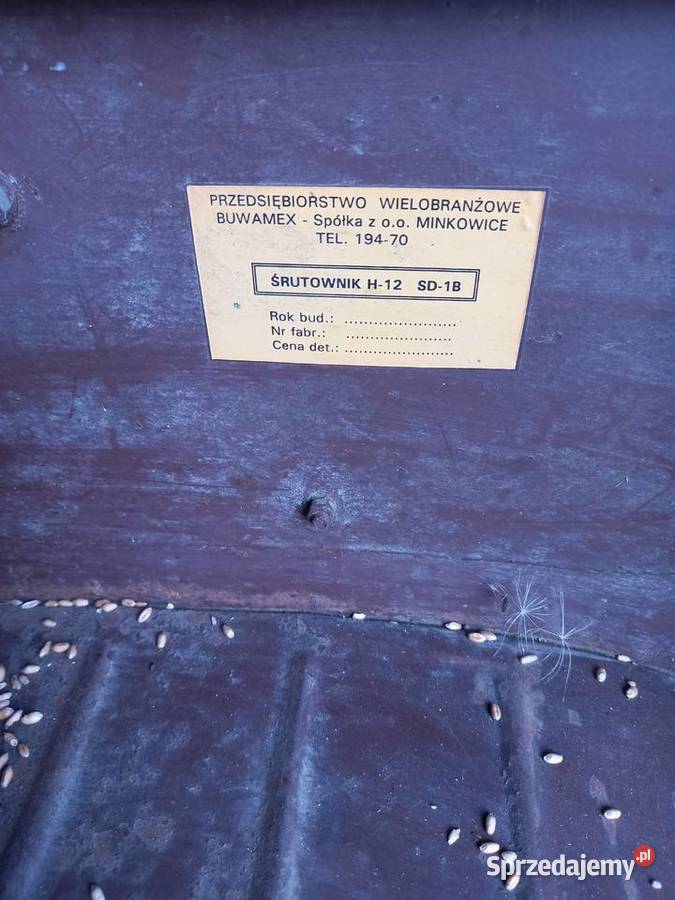 śrutownik Buwamex sprzedam
