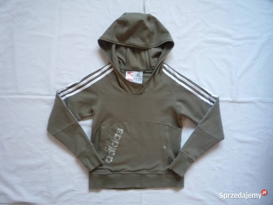 Adidas 122128 Khaki Bluza Kangurka z kapturem Szczecin