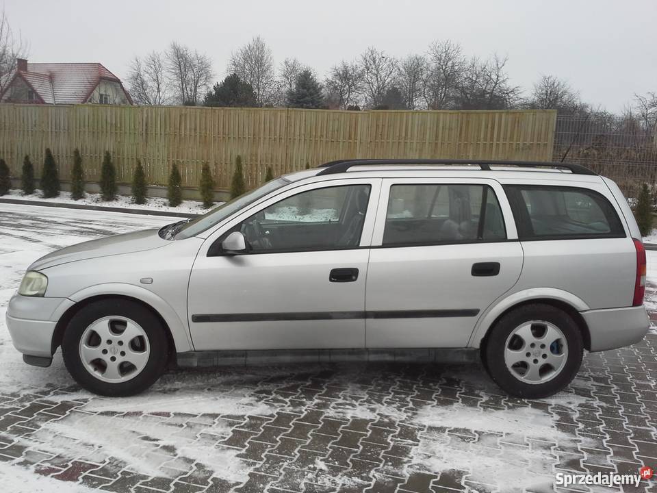 Opel Astra II G Kombi 20DTI 101 SKÓRA srebrny Lublin