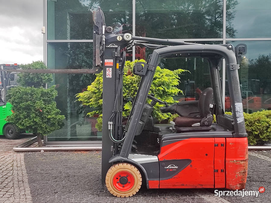 Wózek widłowy elektryczny Linde E1602 16 t Kęty