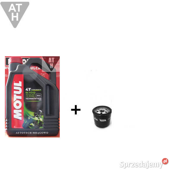 MOTUL 5100 4T 10W40 4LFILTR HF303 SKLEP MRAGOWO warmińsko-mazurskie Mrągowo