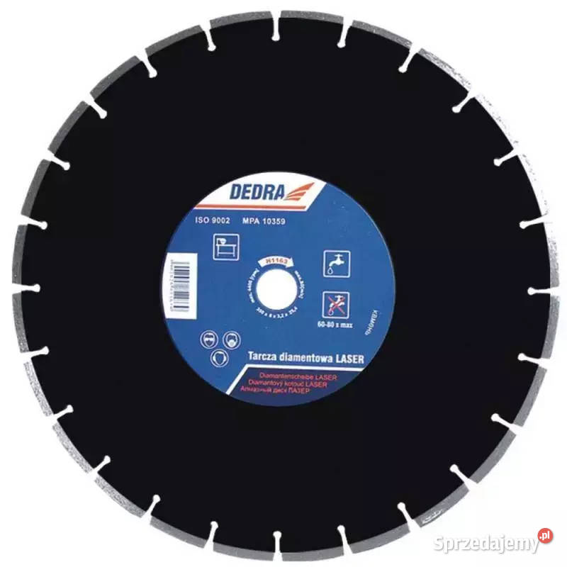 TARCZA DIAMENTOWA LASER DO ASFALTU DEDRA H1182