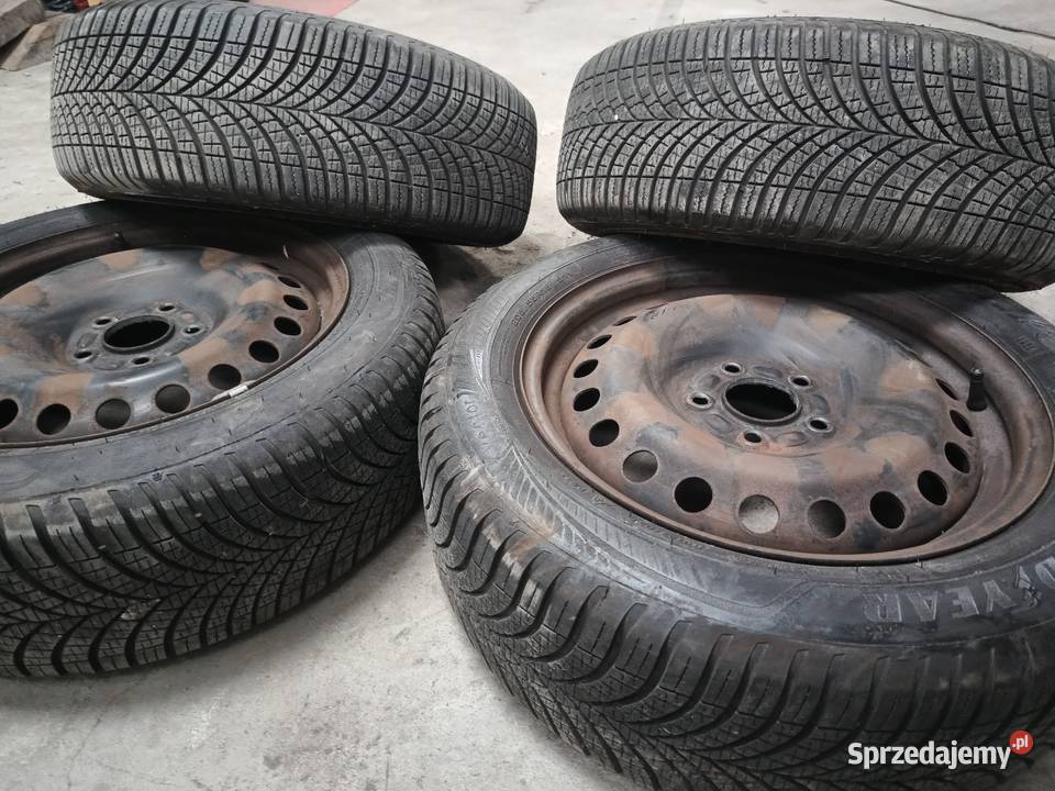 Koła zimowe wielosezonowe 5x108 Goodyear 2021r Witkowo