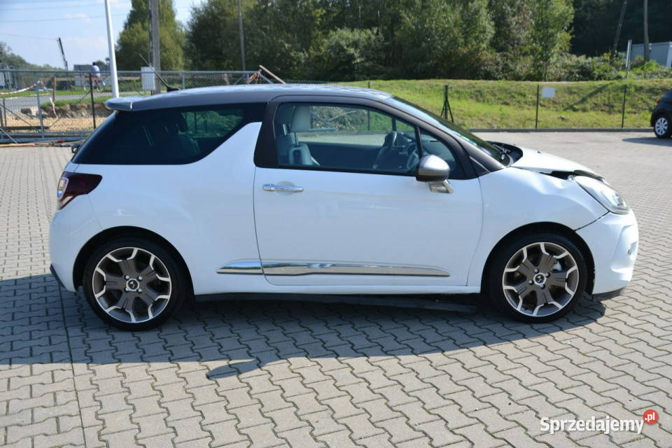 Citroen DS3 16 benzyna 165 skóra kamera klima uszkodzony Kęty sprzedam