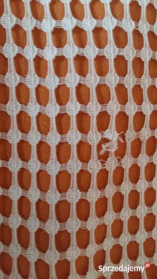 Firanka biała 105x174 o pgrubionych łódzkie Łódź