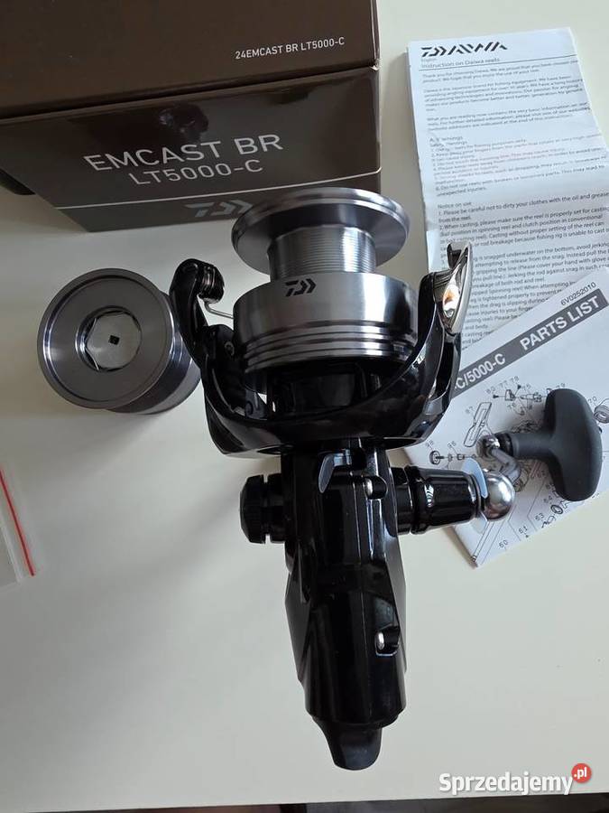 Kołowrotek Daiwa Emcast BR LT 5000C wolny bieg sprzedam