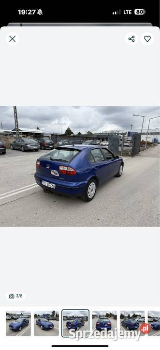 Seat Leon BenzynaGaz Klimatyzacja radio Kielce