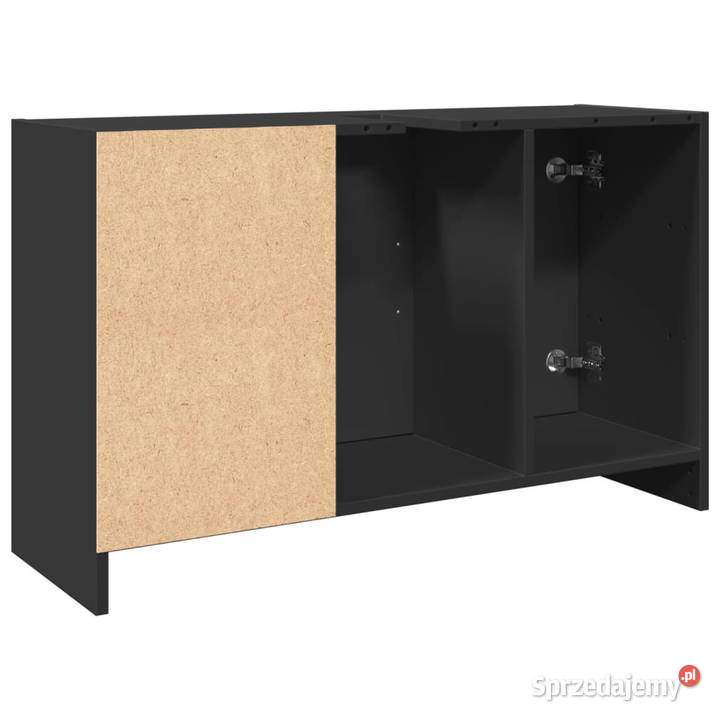 Szafka pod umywalkę czarna 90x29x55 WM848123