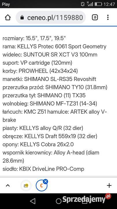 Rower Górski Alpina Eco dolnośląskie Wałbrzych