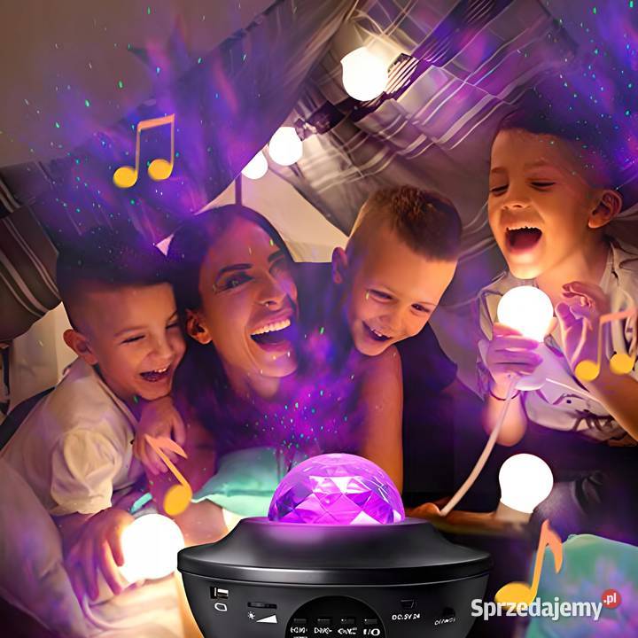 Projektor gwiazd rzutnik lampka nocna led usb Lubaczów