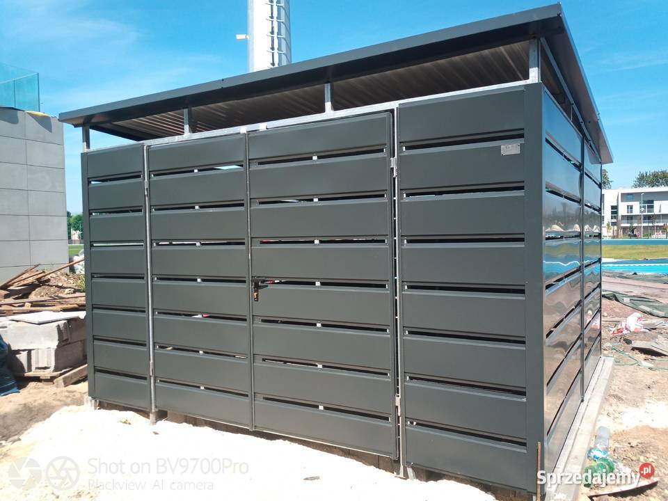 WIATY ŚMIETNIKOWE Altana Rowerowa Zabudowa Koszy Pułtusk