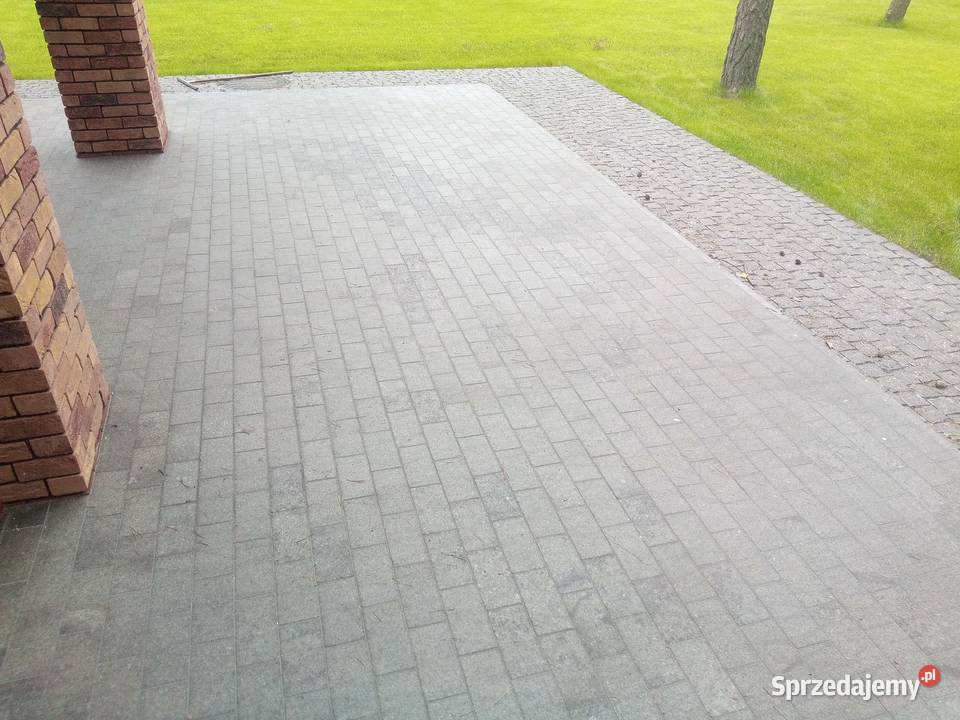 Kostka Granitowa Gabro CZARNA cięta 20x10x5 mazowieckie Marki