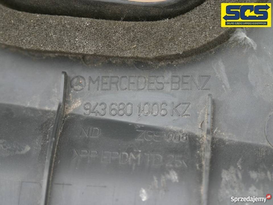 MERCEDES ACTROS MP3 OBUDOWA ZAKOŃCZENIE KONSOLI lubuskie Bieleń