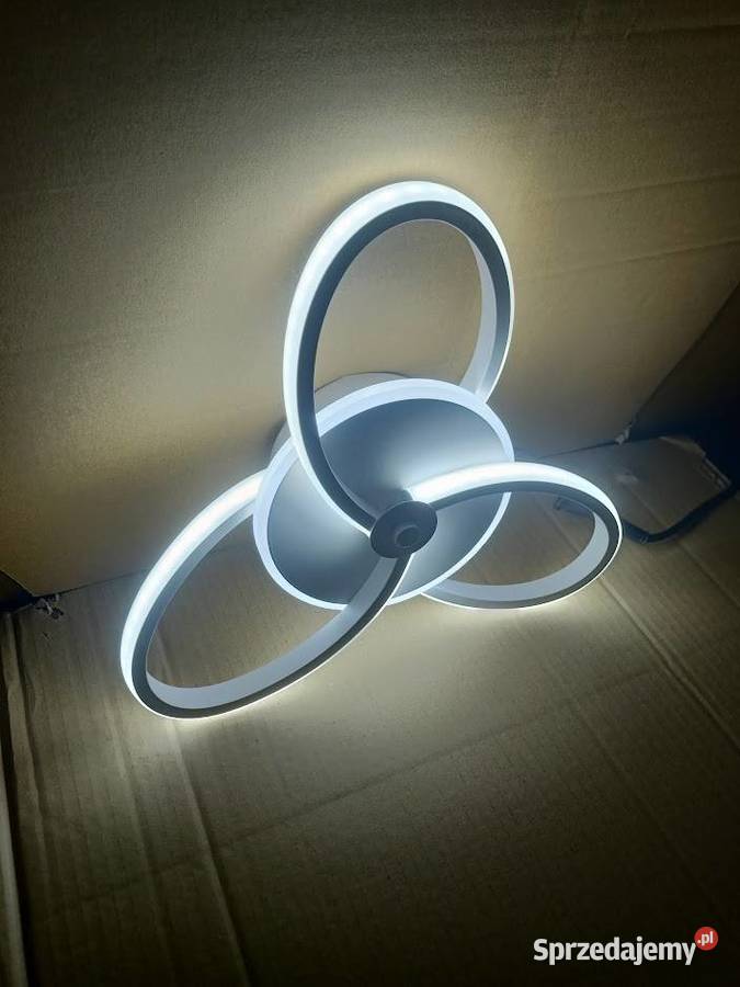 LAMPA Sufitowa LED Nowoczesna Biała Dom i Ogród Skrzyszów