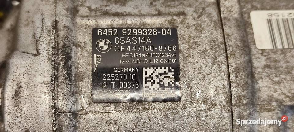 BMW F20 SPRĘŻARKA KLIMATYZACJI 9299328 dolnośląskie