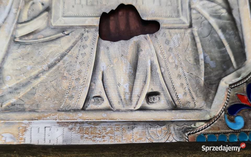 Para Ikon ślubnych Matka Boża Jezus Chrystus Antyki, Sztuka, Kolekcje