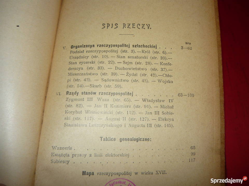 Dzieje Narodu Polskiego 1898 Antykwariat Nowy Sącz