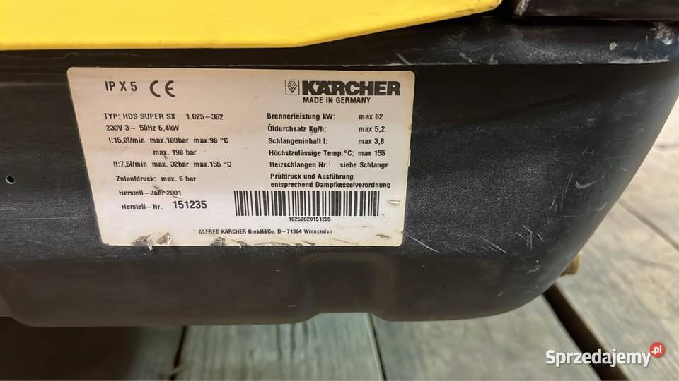 Karcher HDS SUPER SX Stryszawa sprzedam