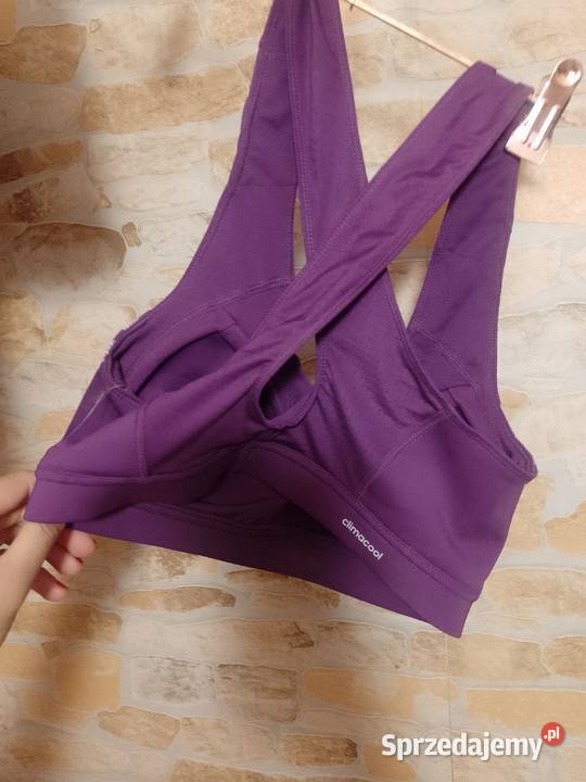XSS ADIDAS Fioletowy top fitness bokserka fioletowy
