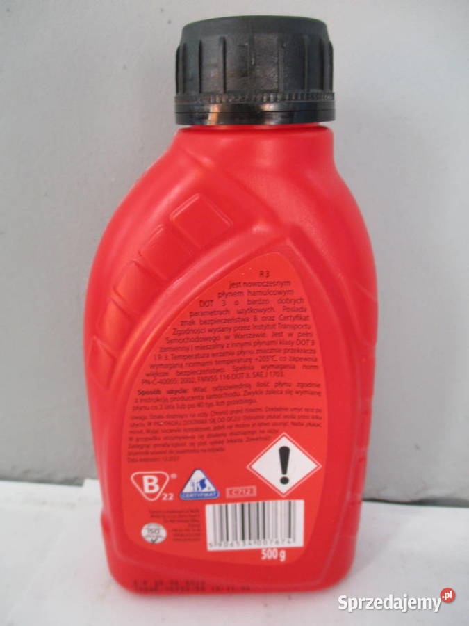 Płyn hamulcowy DOT 3 R3 05l Łódź