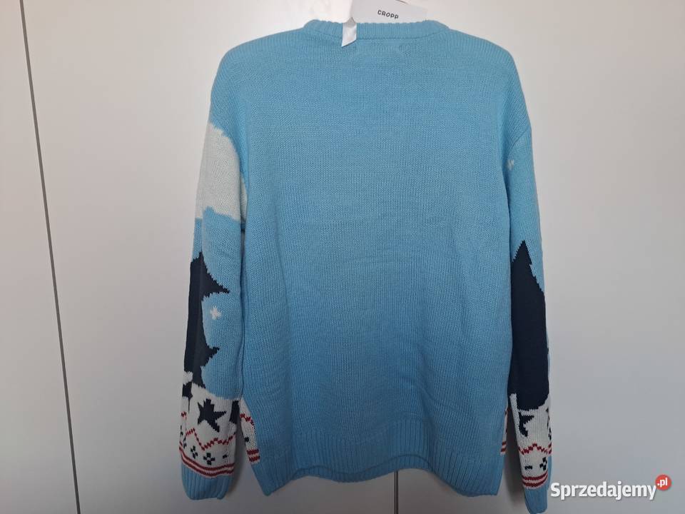Cropp Świąteczny sweter z jamnikiem sweter Wkładane przez głowę Warszawa