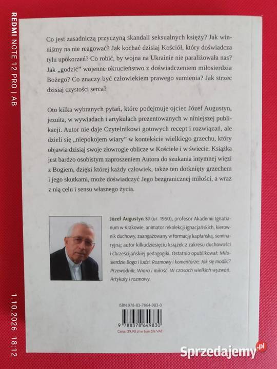 Intymna więź z Bogiem W obliczu grzechów Katowice