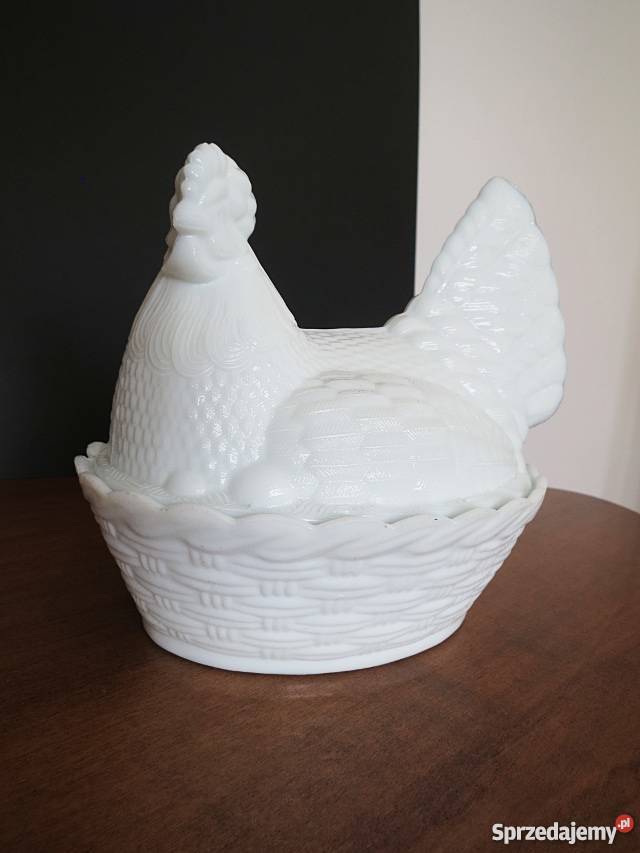 Porcelanowa kura PRL Dom i Ogród wielkopolskie Poznań