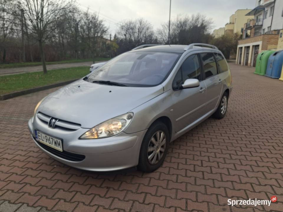 Peugeot 307 sw 16 benzyna 2005 7 Osobowy Dach Łódź