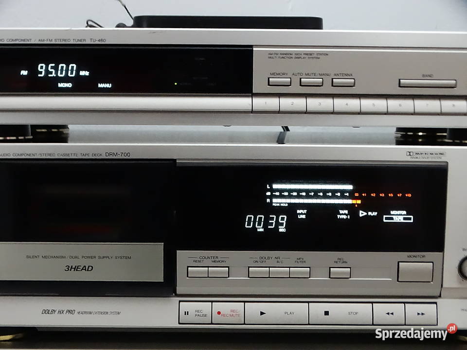 Wieża Stereo DENON Gold Zestaw Vintage PMA520 Wieże i miniwieże Biłgoraj