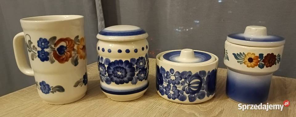 ZESTAW FAJANS WŁOCŁAWEK PRL Porcelana i szkło Porcelana i szkło Warszawa