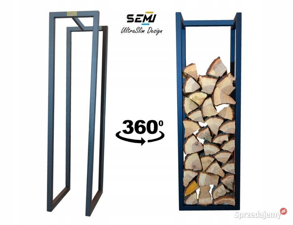 Stojak na drewno kominkowe loft kosz opałowe Pozostałe podkarpackie Jeżowe