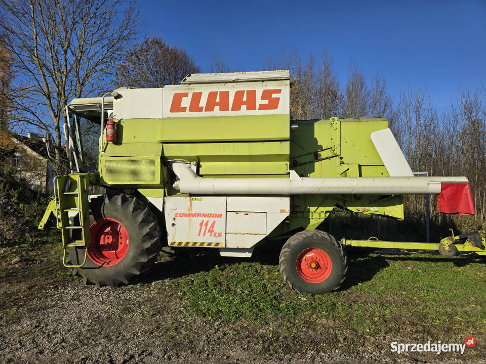 Kombajn CLAAS COMMANDOR 114 CS heder z wózkiem Jarkowo