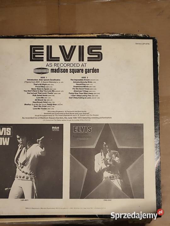 Elvis Madison Square Garden płyta winylowa płyta winylowa Złotoryja