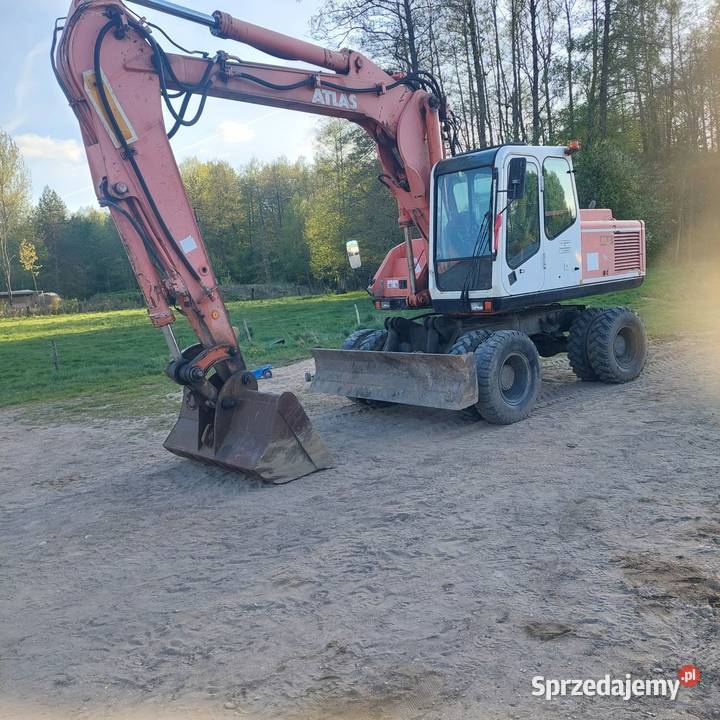 Koparka atlas 1604koparka kolowa Mieleszkowce Zalesiańskie