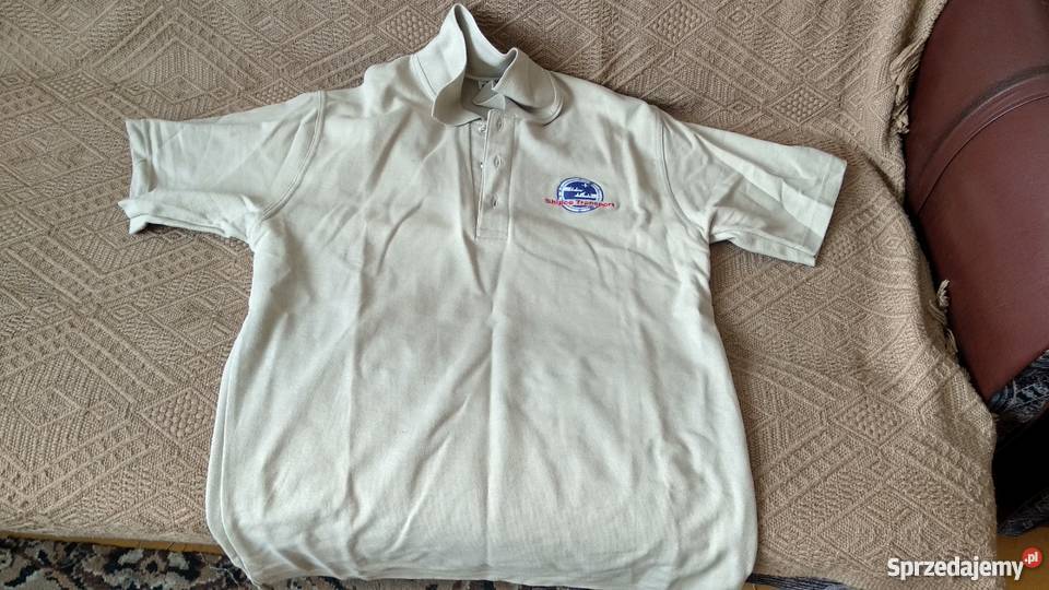 Bluzki tshirt polo rozmiar S M slim brązowy/beżowy Marki sprzedam