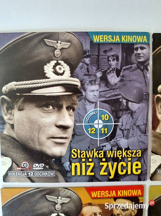 kolekcja DVD z serialem wojennym Stawka większa mazowieckie