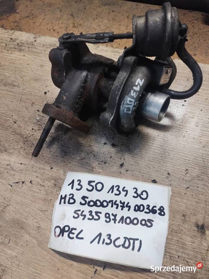 OPEL CORSA D 13CDTI turbosprężarka 135013430
