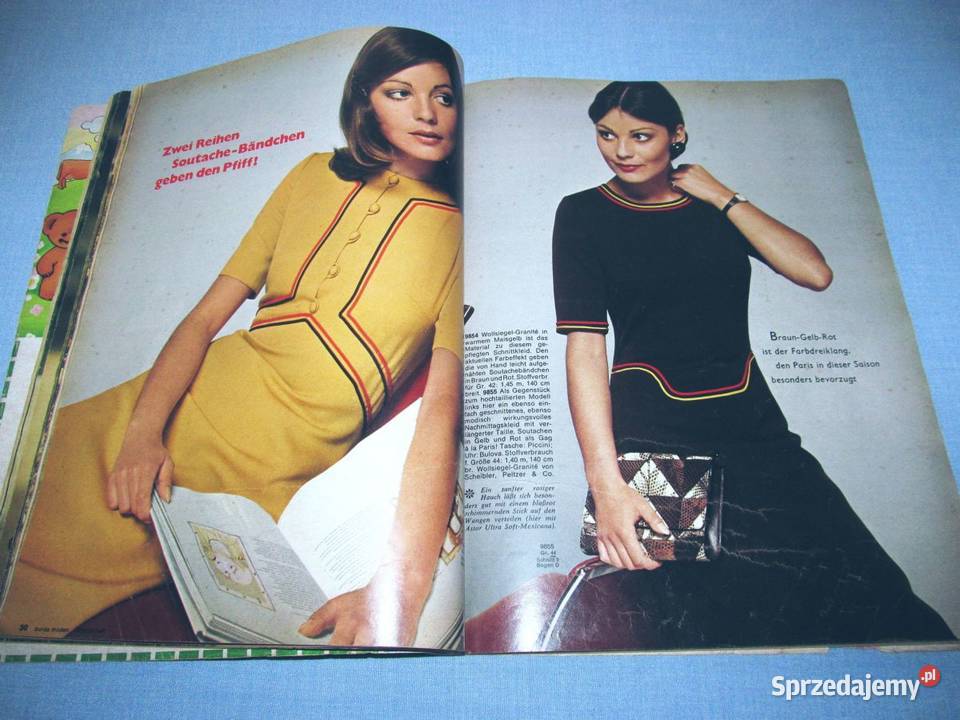 Burda Moden 101971 magazyn mody wykroje Vintage Antyki, Sztuka, Kolekcje