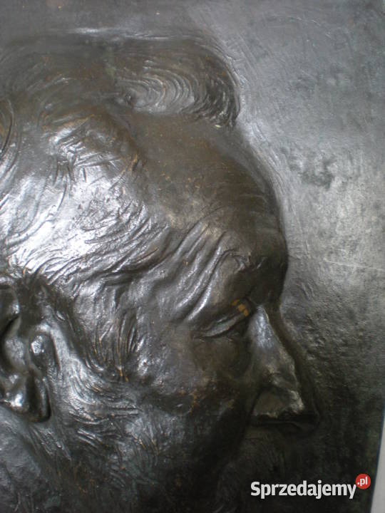 Piękna Plakieta Brąz Feliks Dzierżyński Nowa Sól
